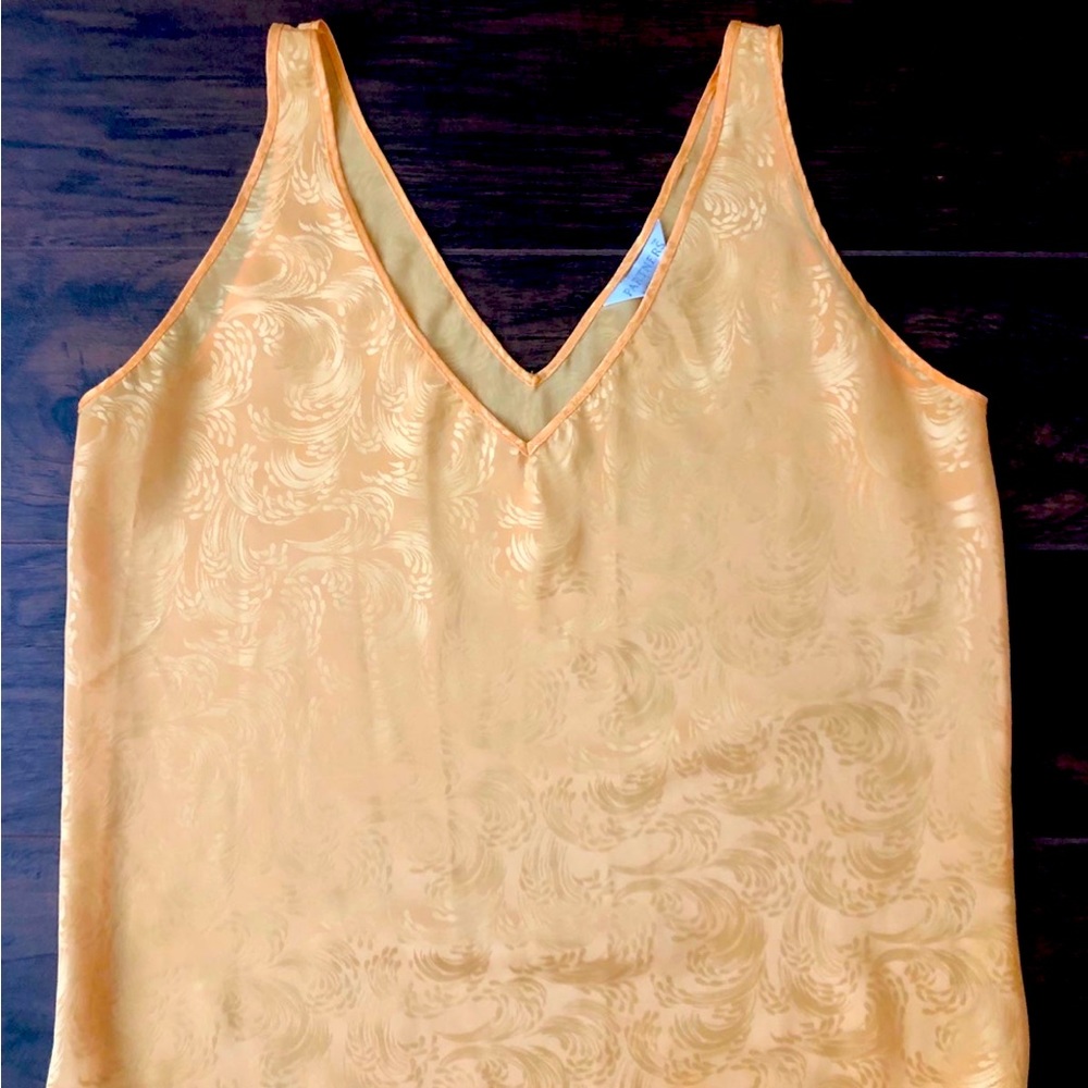 Partners Yellow Satin Cami